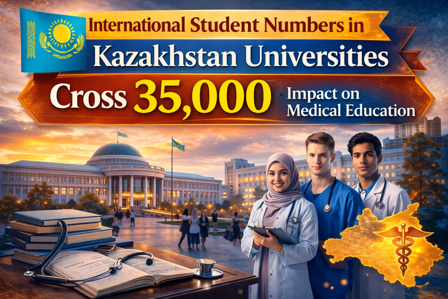 Over 35,000 International Students Studying in Kazakhstan Universities — Medical Education Statistics