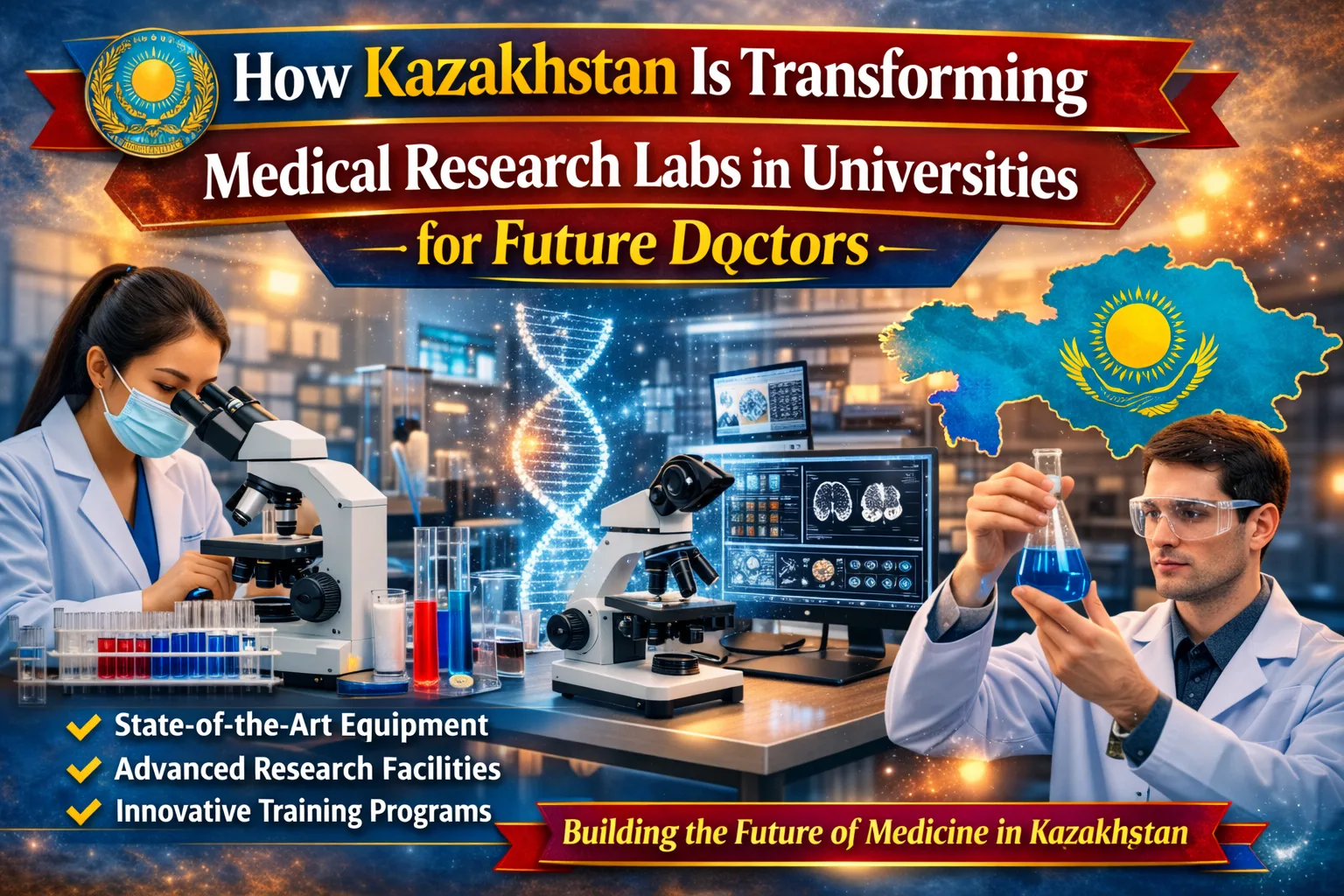 Rethinking Medical Research Labs in Universities for Future Doctors in Kazakhstan