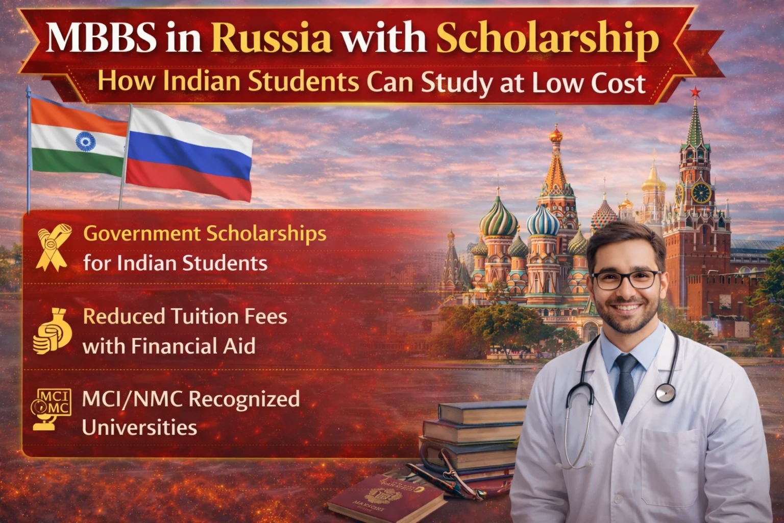 How Indian Students Can Study MBBS in Russia with Scholarship at Low Cost
