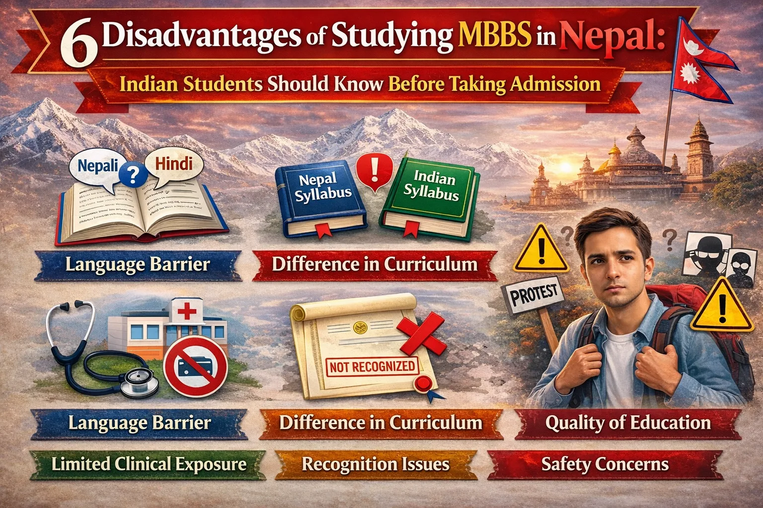 6 Disadvantages of Studying MBBS in Nepal: Indian Students Should Know Before Taking Admission