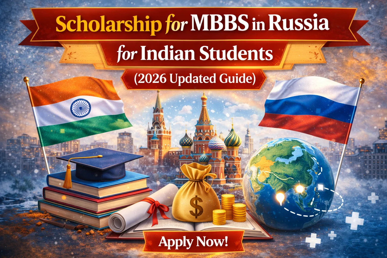 Scholarship for MBBS in Russia for Indian Students (2026 Updated Guide)