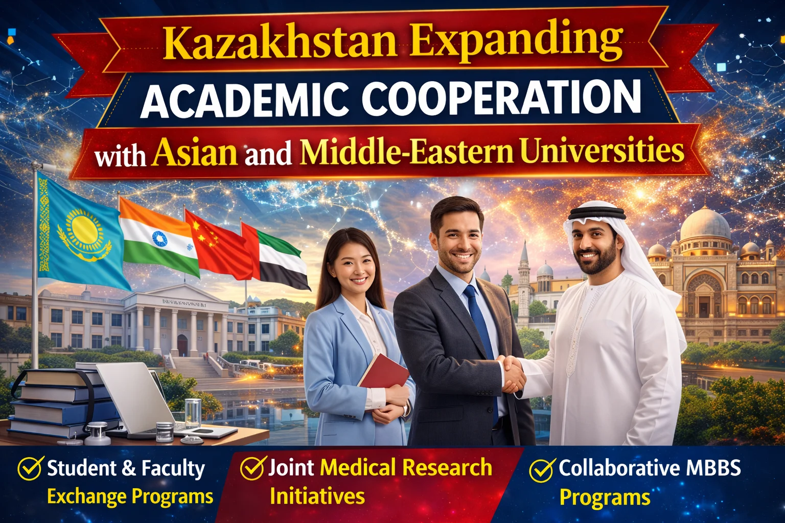 Kazakhstan seeks expanding academic cooperation with Asian and Middle-Eastern universities