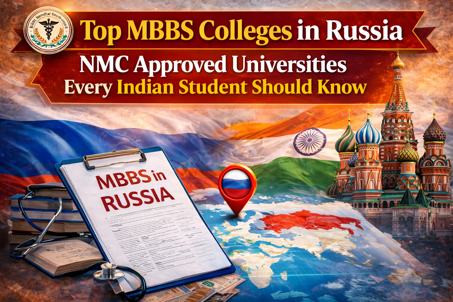 NMC Approved Top MBBS Colleges in Russia You Must Know as an Indian Student.