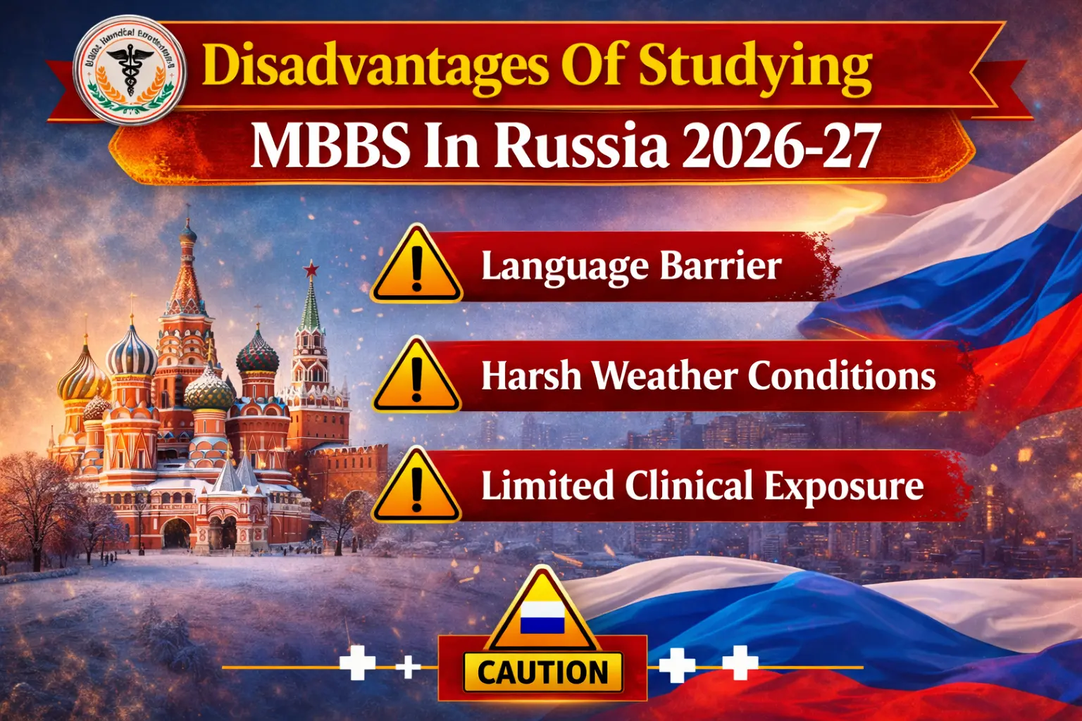 Disadvantages Of Studying MBBS In Russia 2026–27
