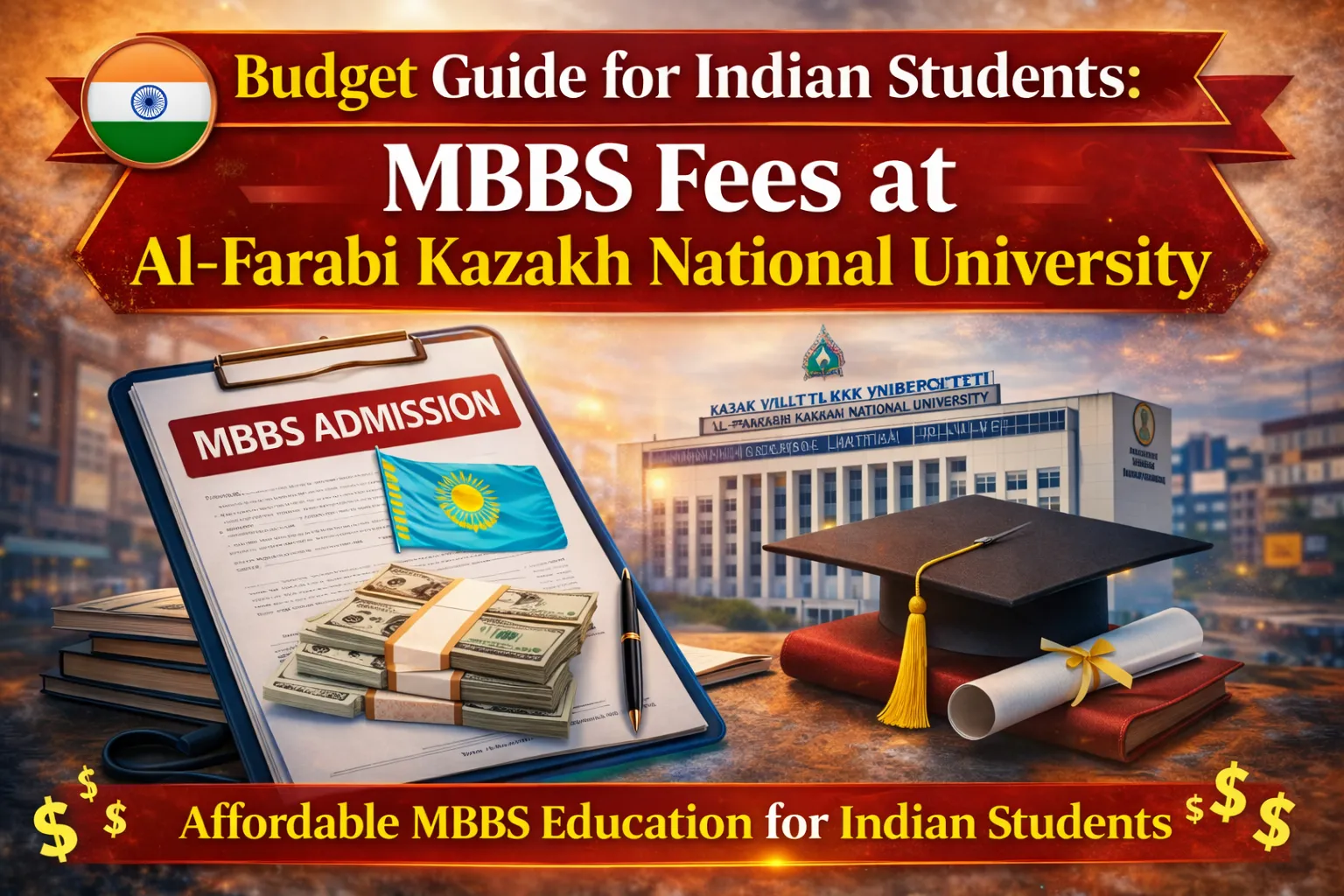 Al-Farabi Kazakh National University MBBS Fees Structure: A Budget for Indian Students