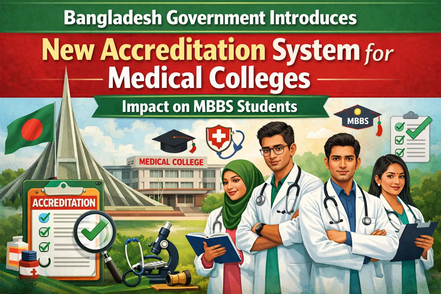 Impact of New Approval System for Medical Colleges in Bangladesh by the Government on MBBS Students