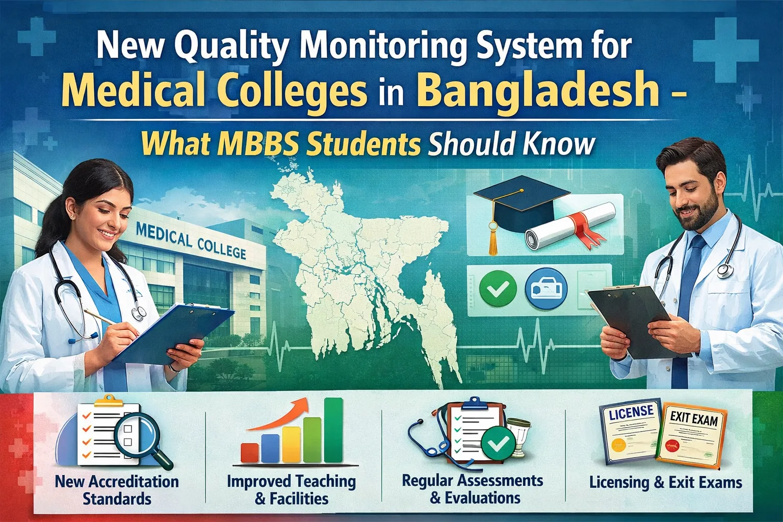 Introducing New Quality Monitoring System of Medical College in Bangladesh – Things MBBS Students Must Know
