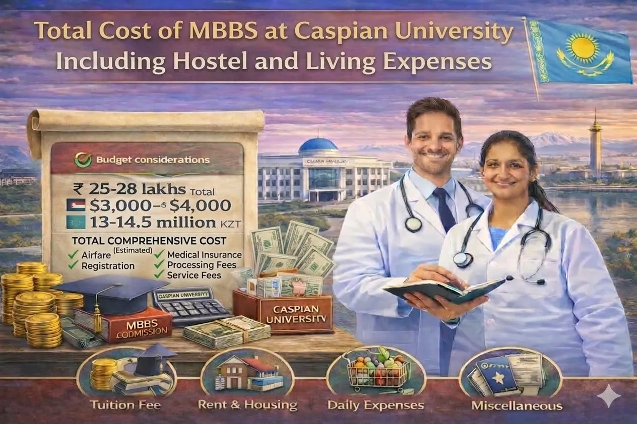 International MBBS In Kazakhstan Total Cost (Caspian University)
