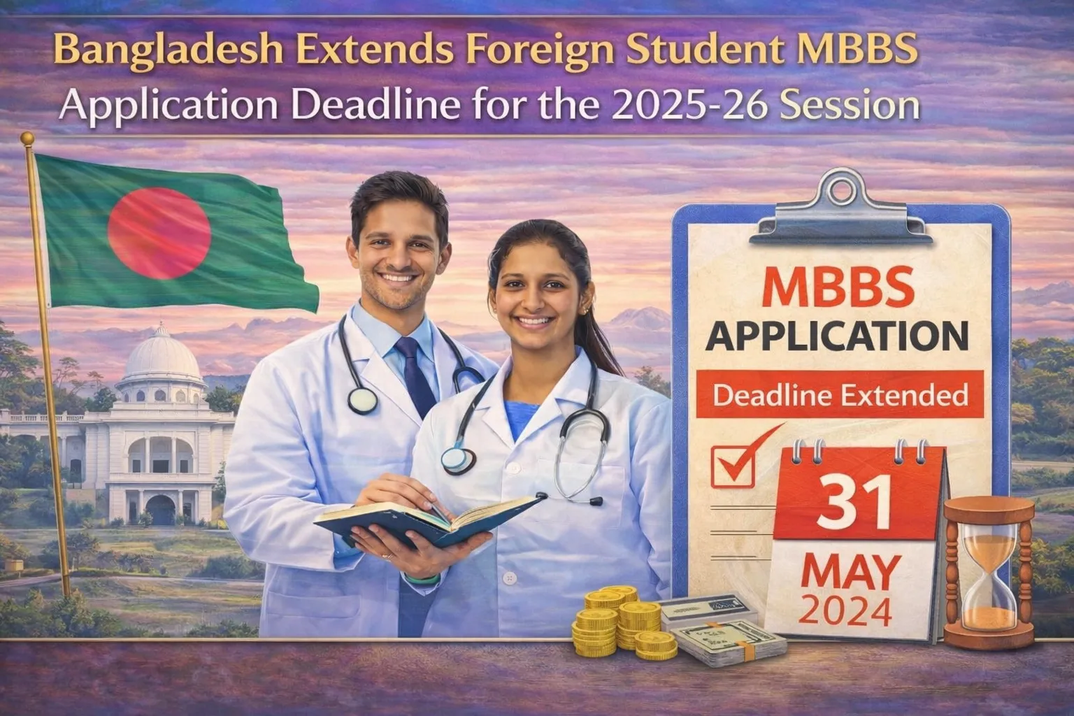 Application Deadline (Foreign) for MBBS-BDS in Bangladesh 2025-26 Session
