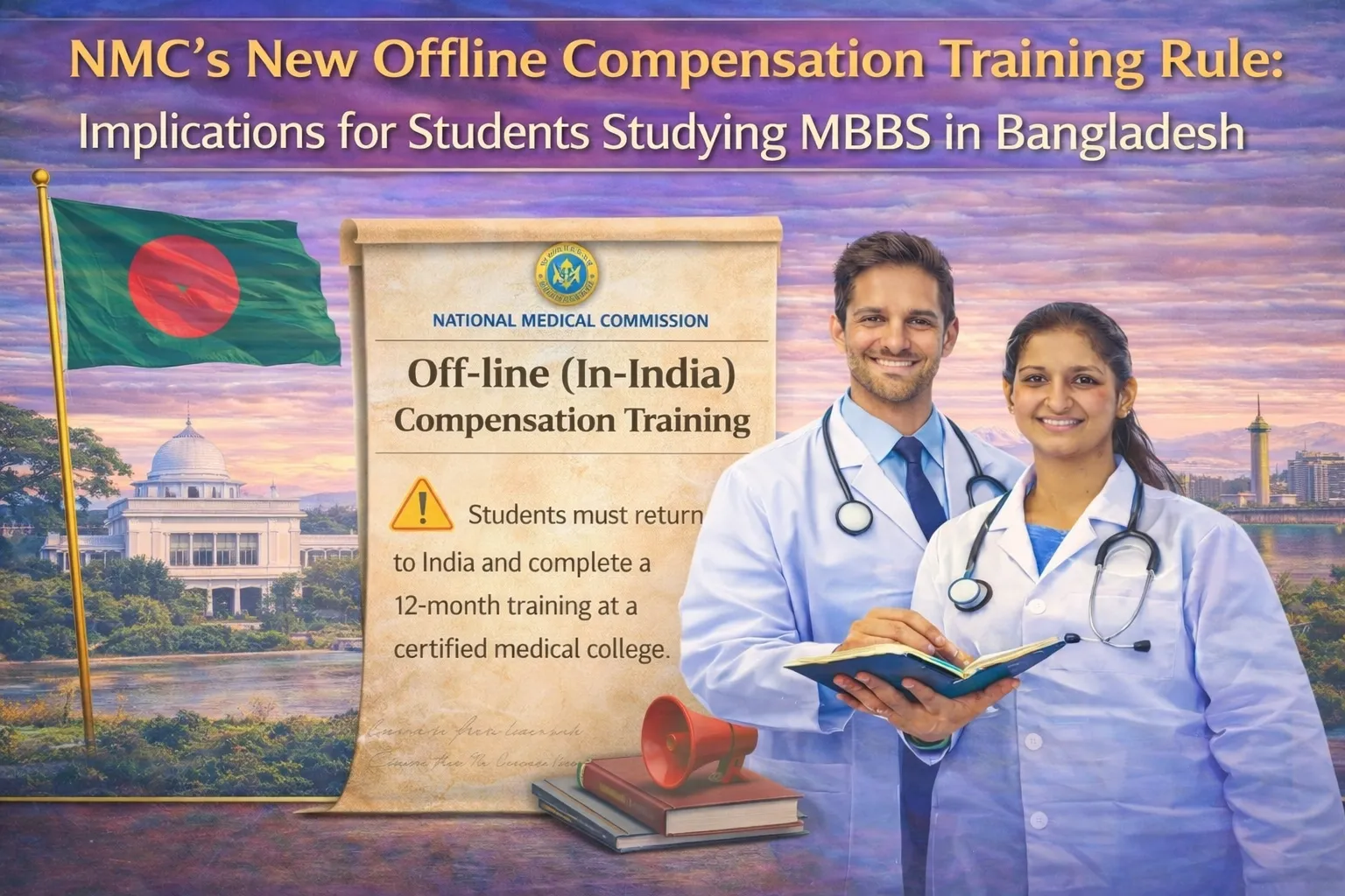 NMC’s Groundbreaking Rule of Offline Training Compensation: What it Means for MBBS Students in Bangladesh