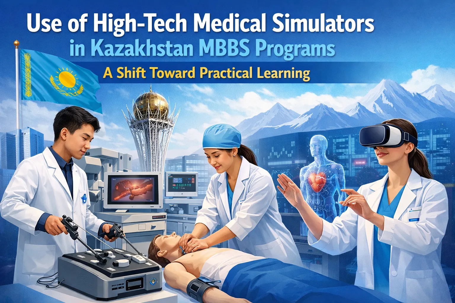 High-Tech Medical Simulators for MBBS students in Kazakhstan