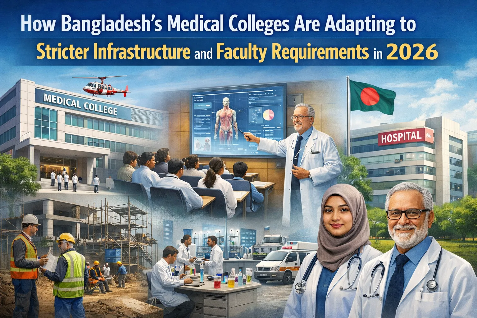 After 2026, the new USMLE-1: How Are Bangladeshi Medical Colleges Responding to More Stringent Emergency Bs and Teacher Work Plans?