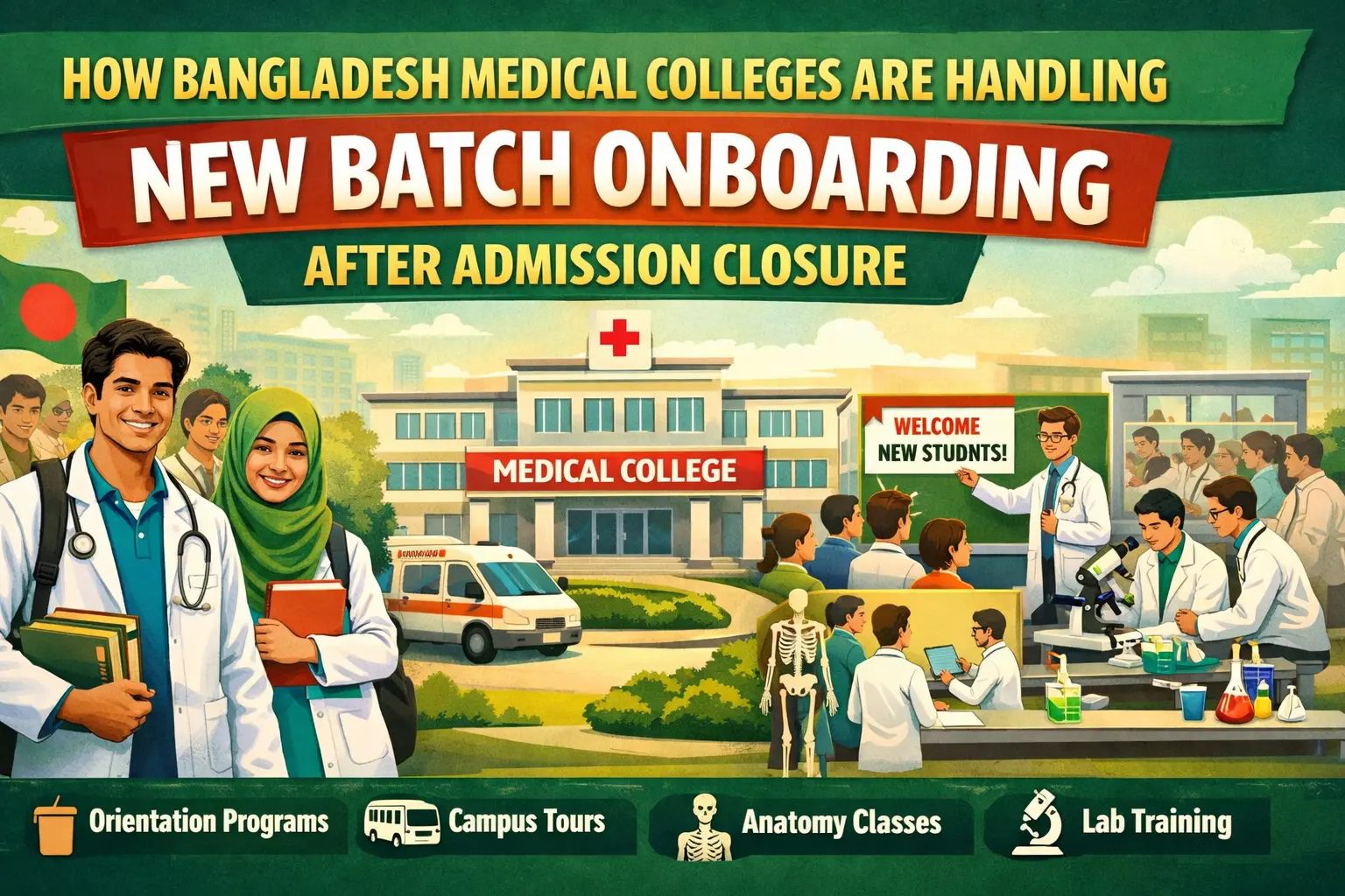 How Bangladesh Medical Colleges Are Handling New Batch Onboarding After Admission Closure
