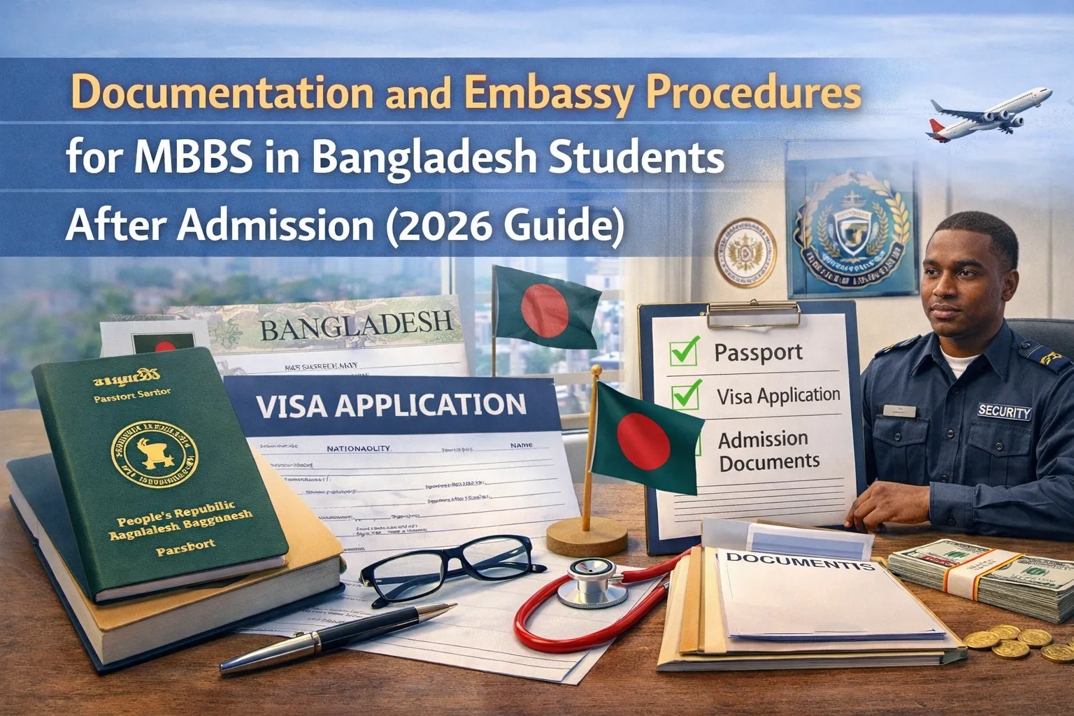 Post Admission MBBS in Bangladesh Students Documentation and Embassy Procedures (2026)