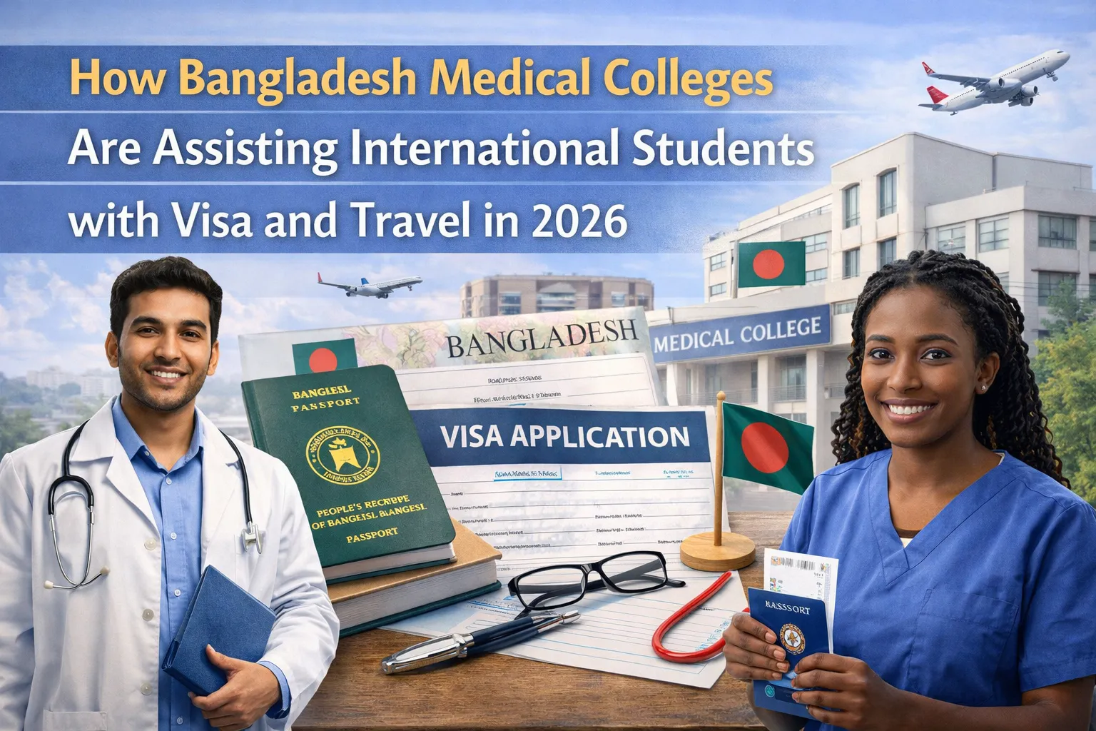 In 2026, How Bangladesh Medical Colleges Are Offering Support for International Students Visa and Travel