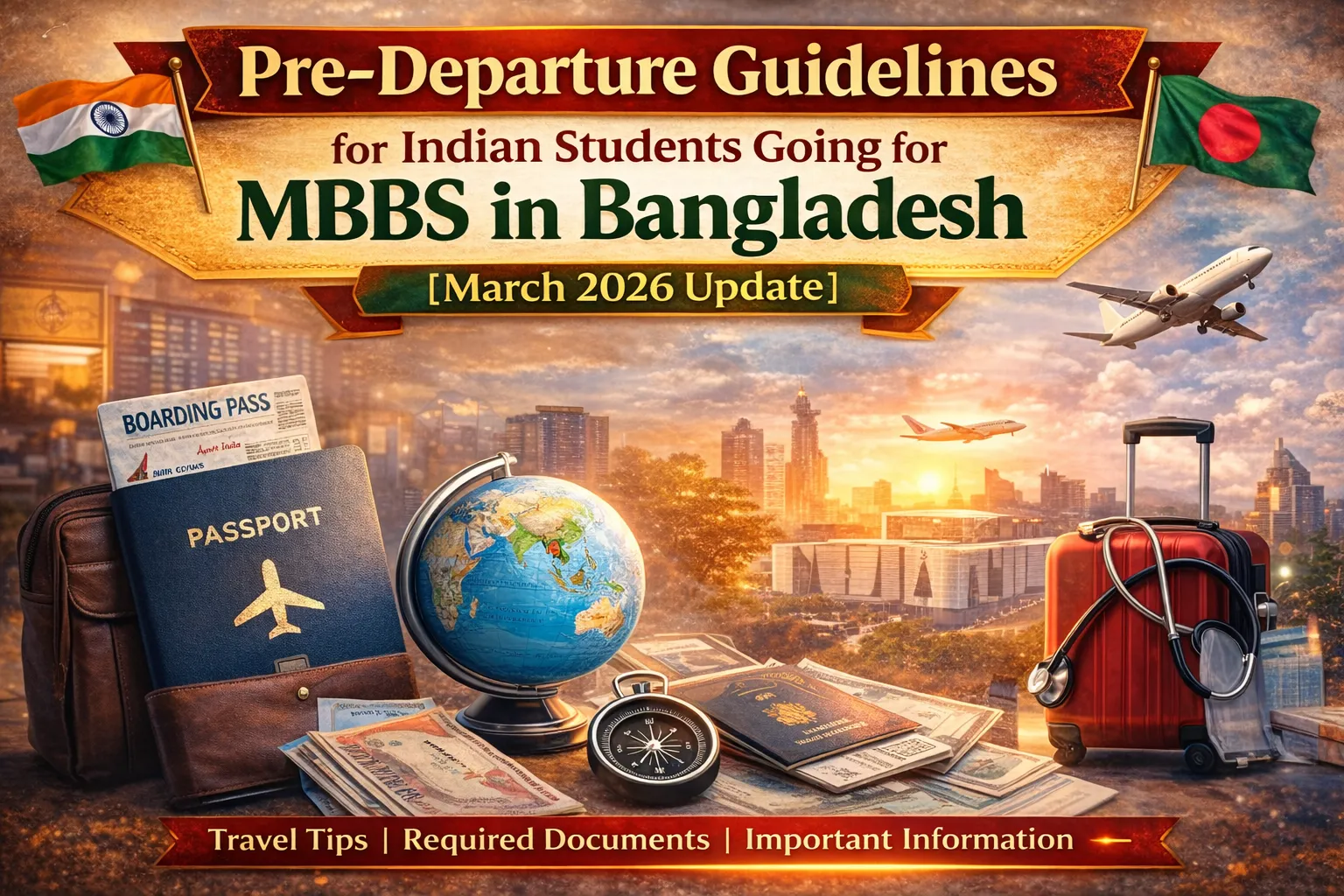 (March 2026 Update) Pre-Departure Tips for Indian Students Who Want to Go to Bangladesh for MBBS