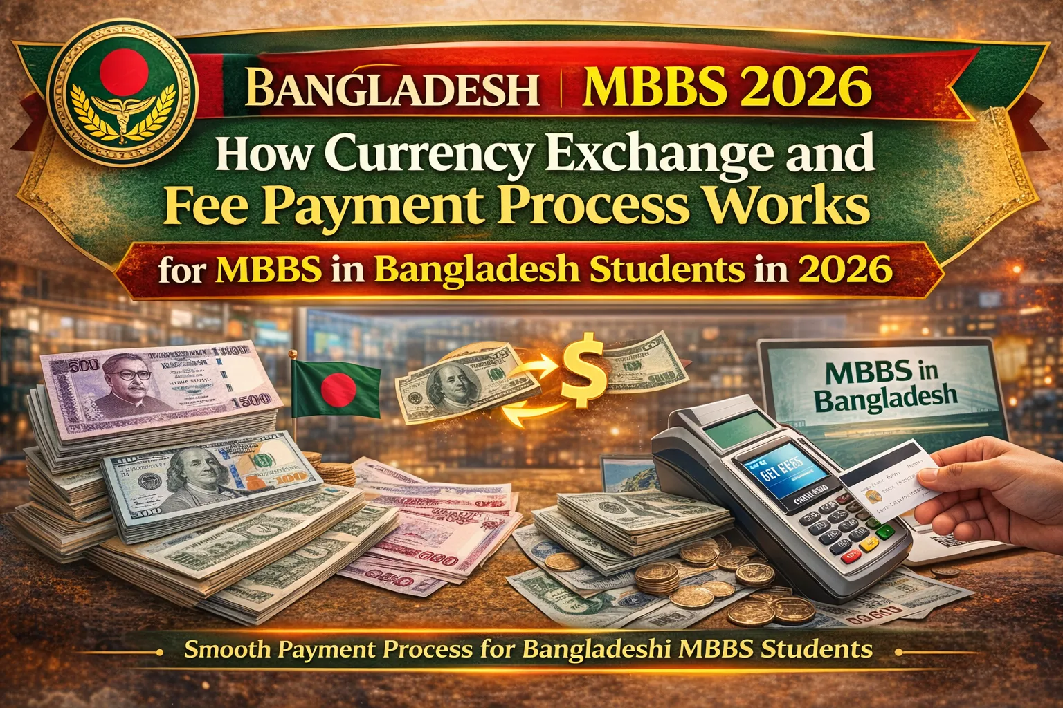 Currency Exchange and Fee Payment Process for MBBS Students in Bangladesh 2026