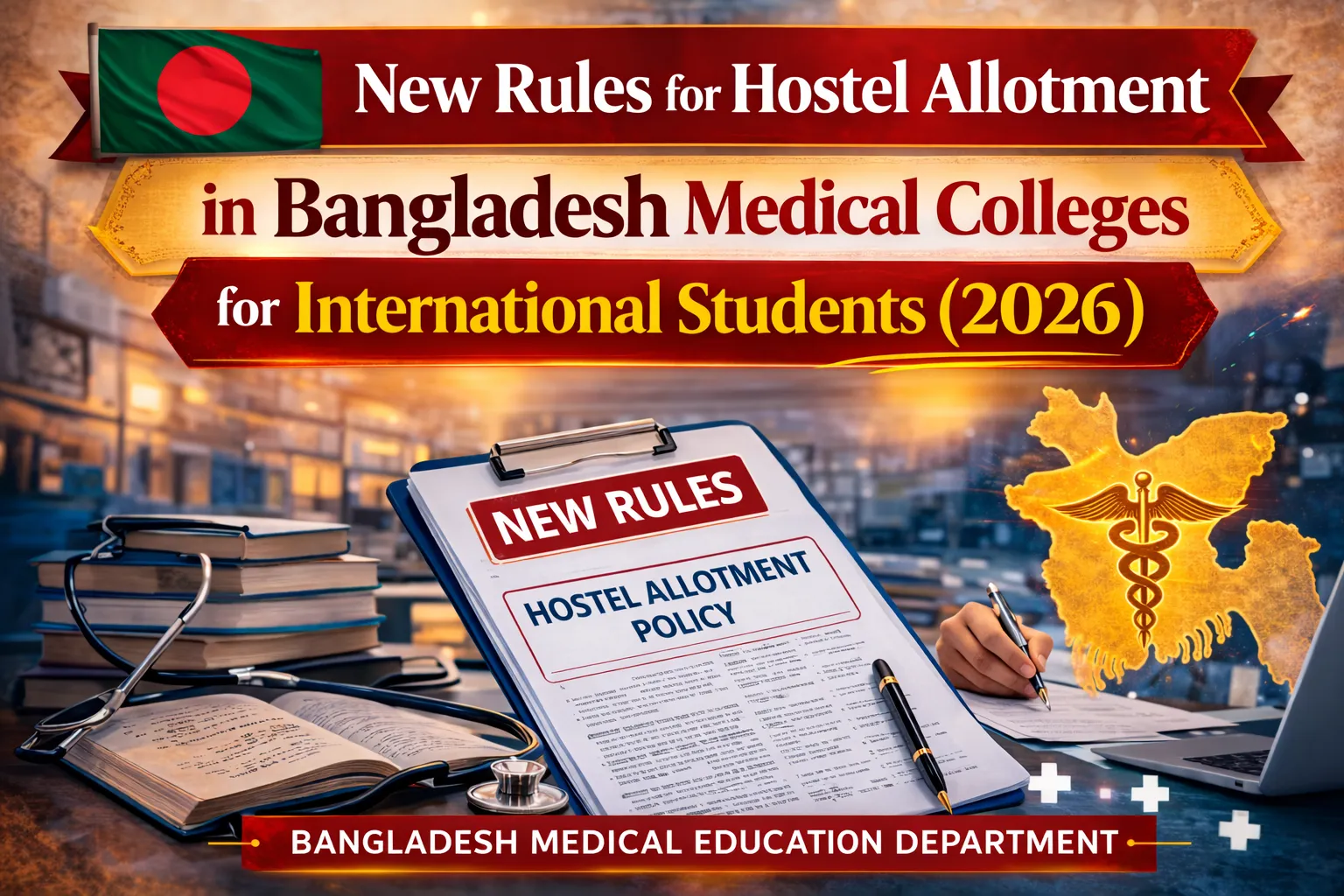(2026) New Rules for Hostel Allotment in Bangladesh Medical Colleges