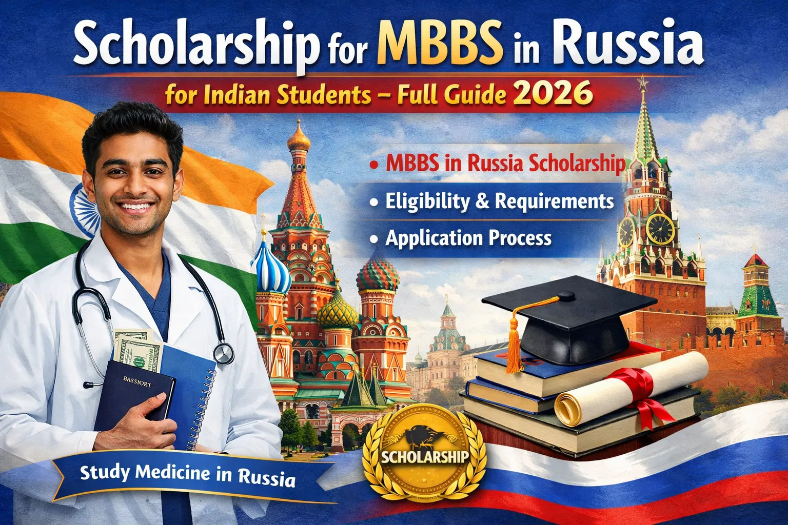 Scholarship for Indian Students to Study MBBS in Russia – Complete Guide 2026