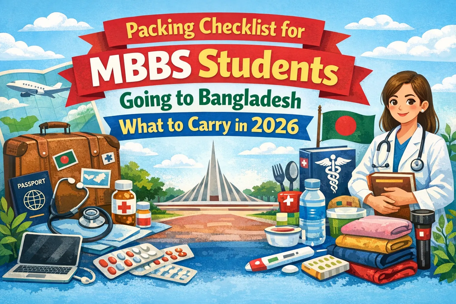 What to Take from India for MBBS Students Going to Bangladesh 2026 – Complete Packing Checklist