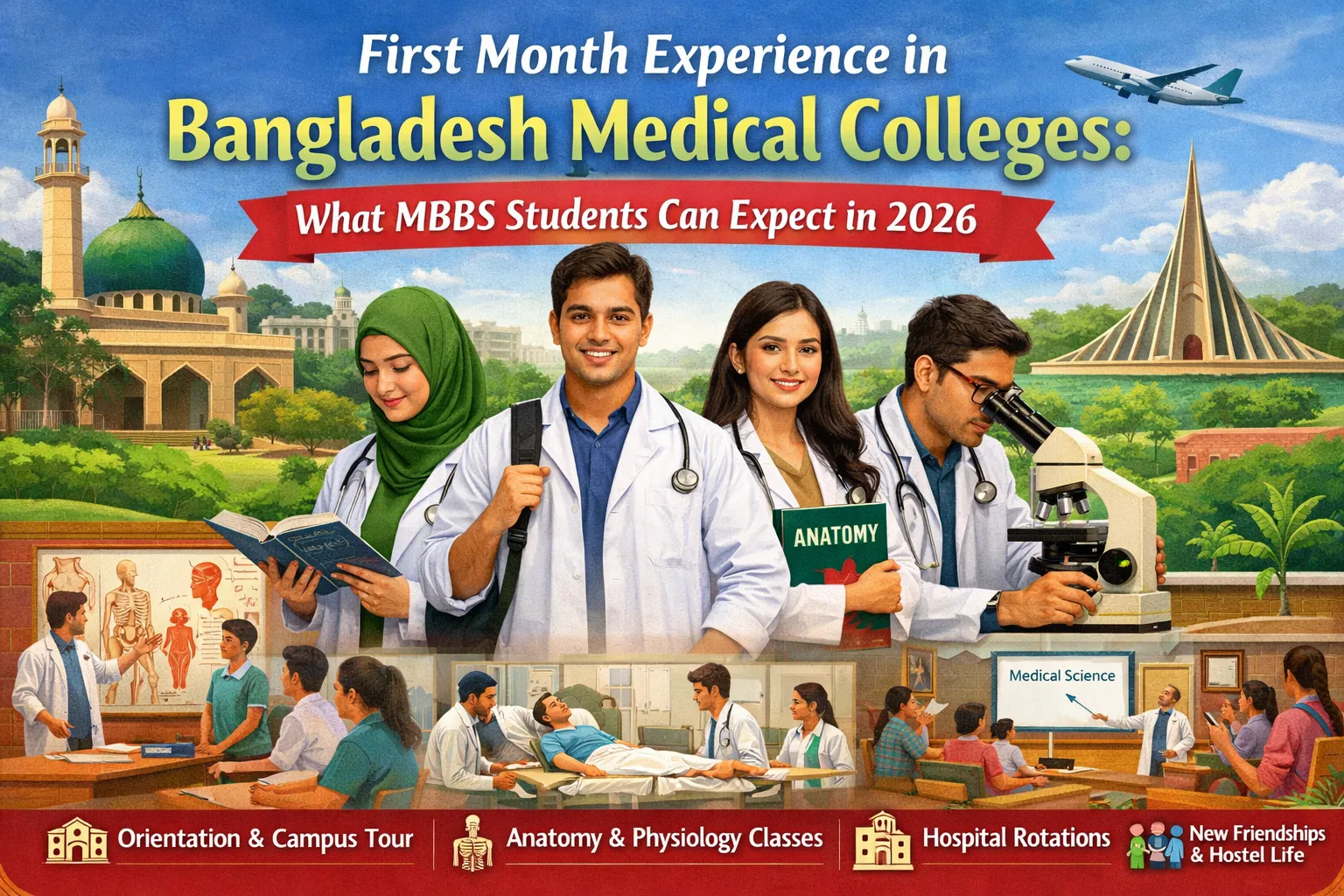 What MBBS Students Will Experience in Bangladeshi Medical Colleges First Month of 2026