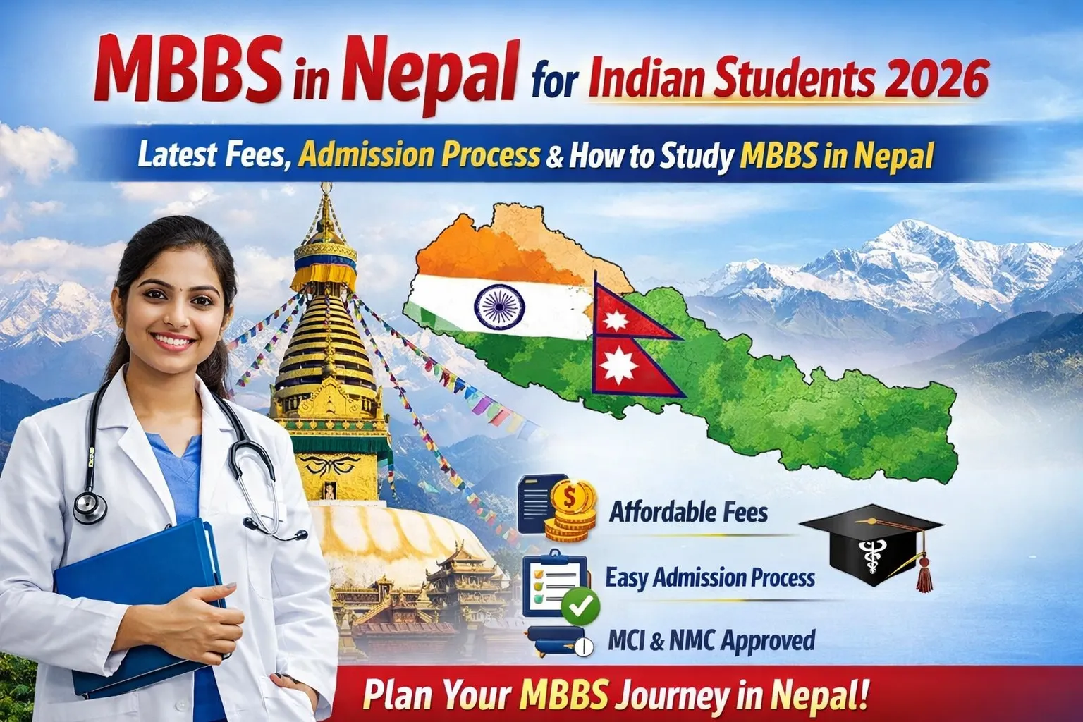 Admission in MBBS In Nepal for Indian Student 2026 | Latest Fee Structure, Procedure and How to Study MBBS