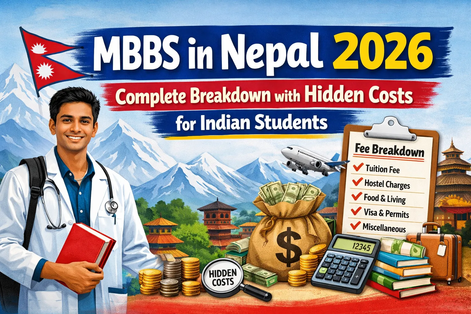 MBBS in Nepal Fees 2026: A Complete Breakdown with Hidden Costs for Indian Students