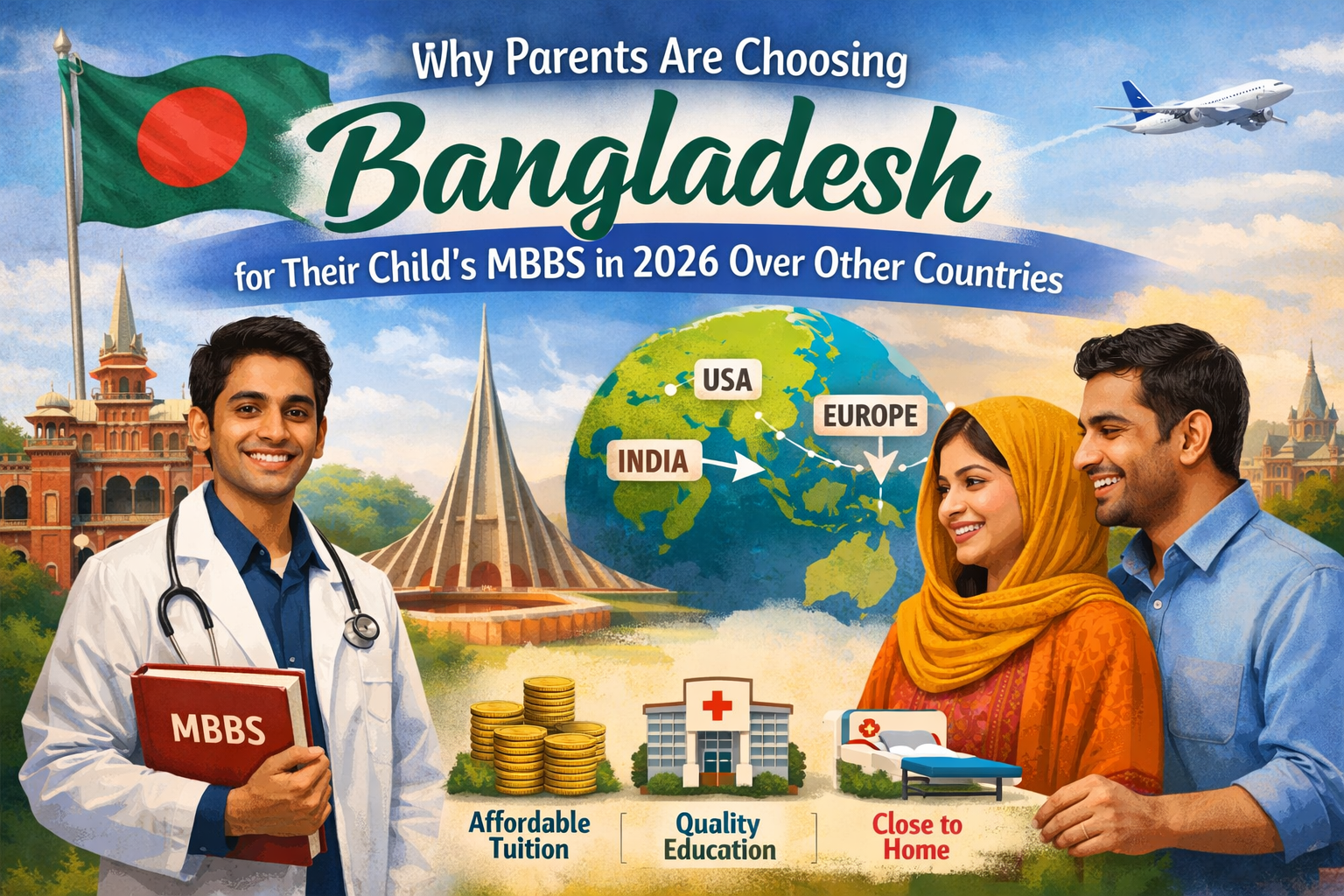 Does MBBS in Bangladesh 2026 is Favored by Parents over Other Nations