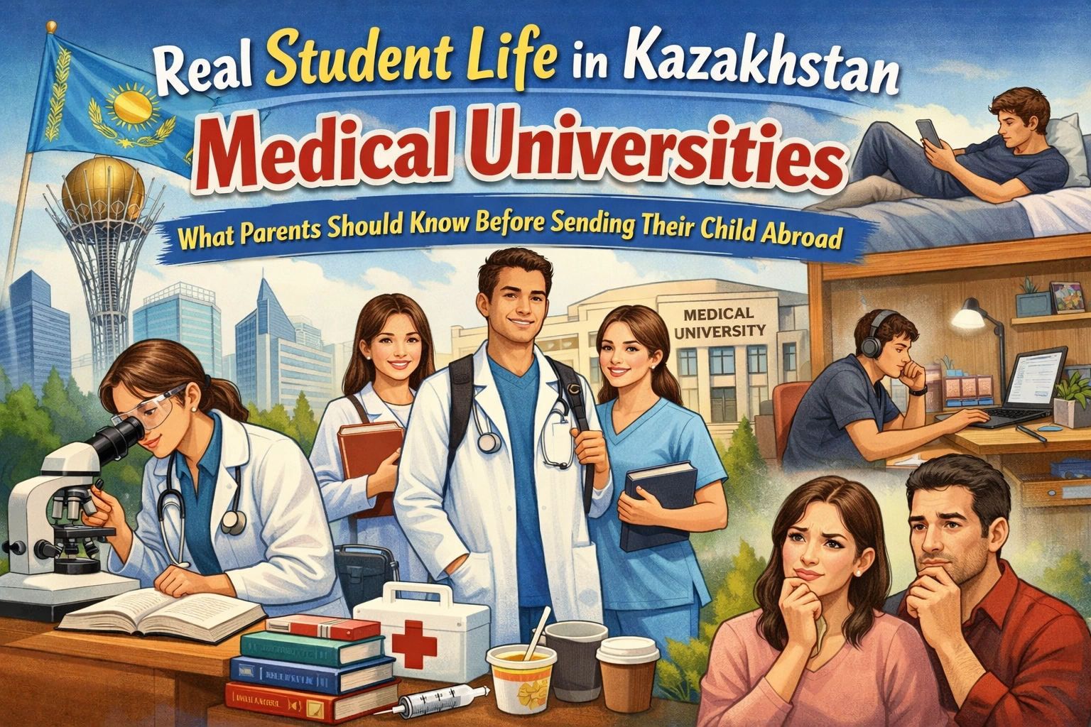 Student Life in Medical Universities of Kazakhstan — What Parents Need to know When Sending Their Child Abroad
