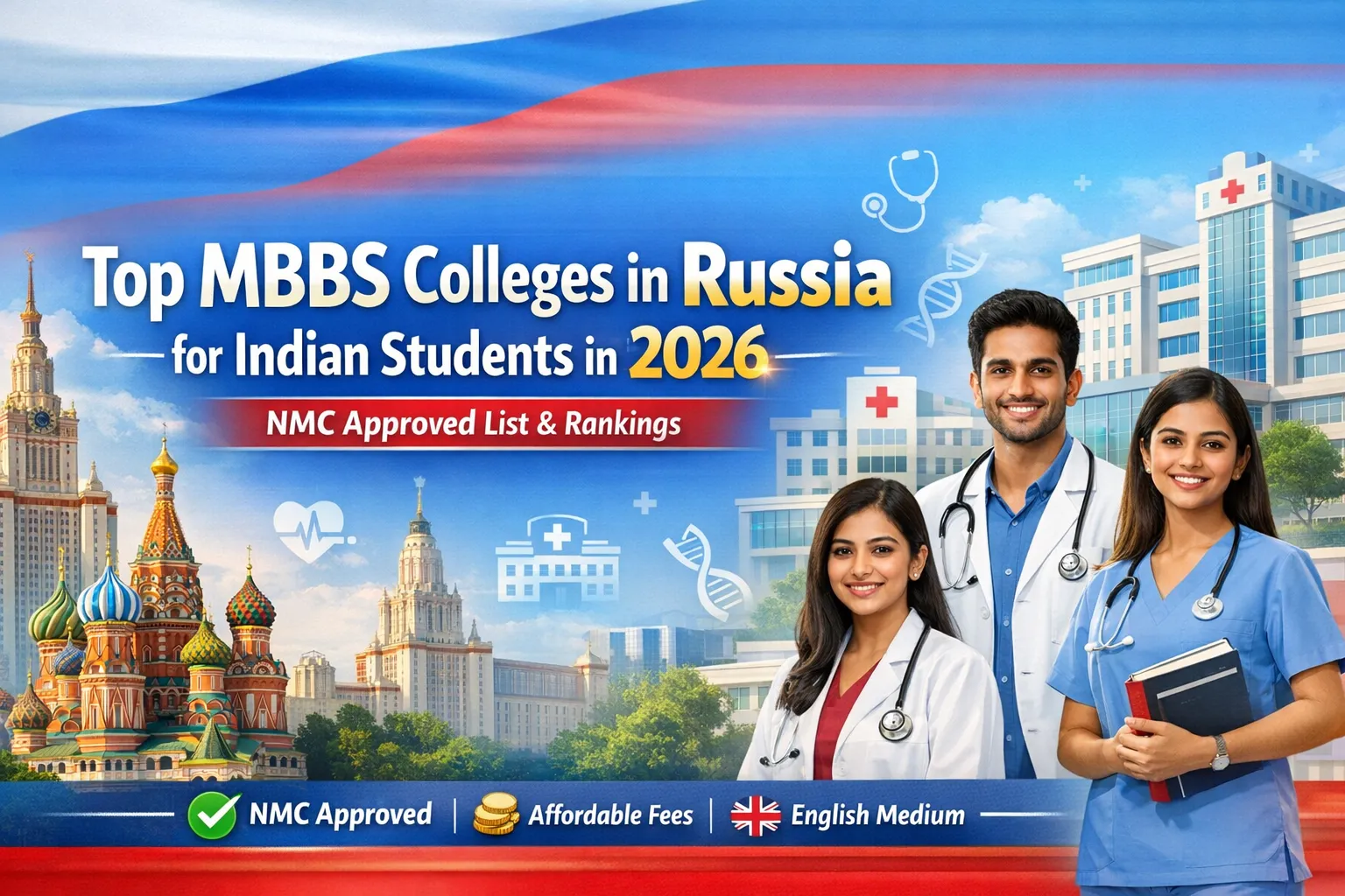 Top MBBS Colleges in Russia for Indian Students in 2026: NMC Approved List & Rankings