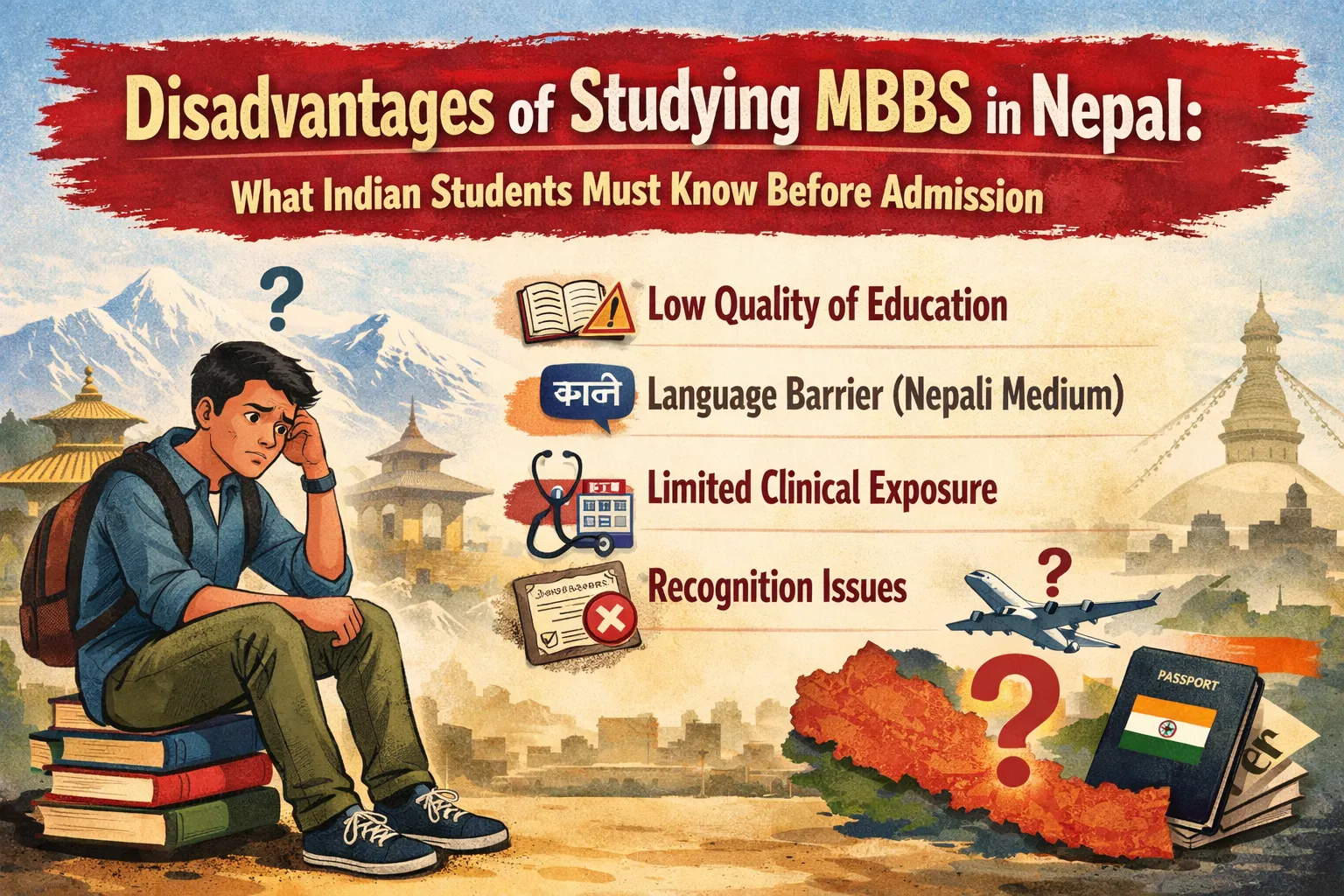 Disadvantages of Studying MBBS in Nepal: What Indian Students Must Know Before Admission