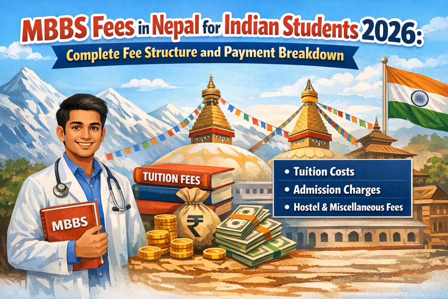 MBBS Fees in Nepal for Indian Students 2026: Complete Fee Structure and Payment Breakdown