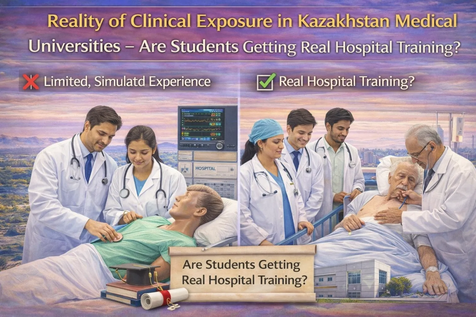 Are Kazakh Medical University Students Getting Hospital Experience?