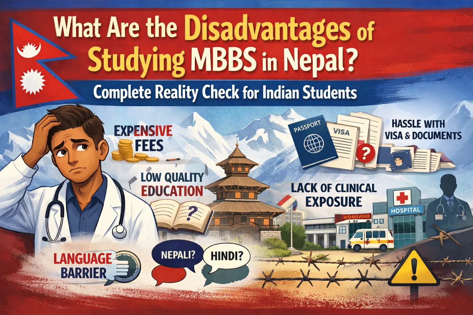 What Are the Disadvantages of Studying MBBS in Nepal? Complete Reality Check for Indian Students