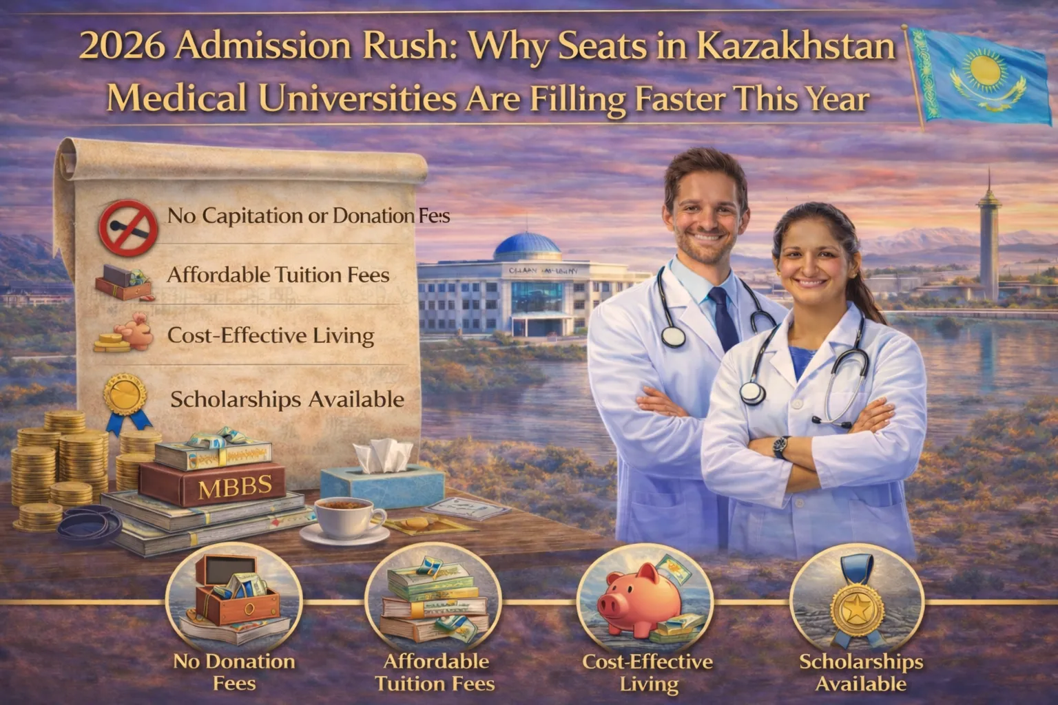 Seats in Kazakhstan Medical Universities Are Filling Up Faster This Year: The 2026 Admission Rush