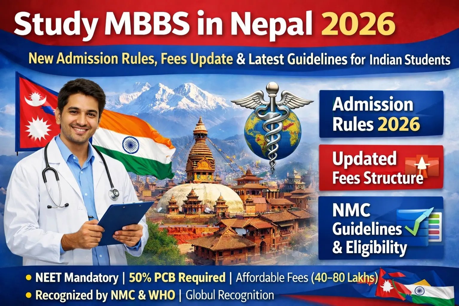 Study MBBS in Nepal 2026: New Admission Rules, Fees Update & Latest Guidelines for Indian Students