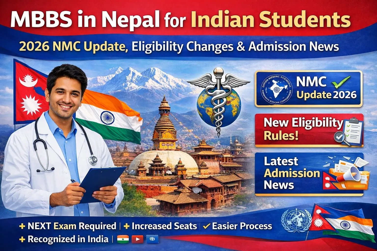 MBBS in Nepal for Indian Students: 2026 NMC Update, Eligibility Changes & Admission News