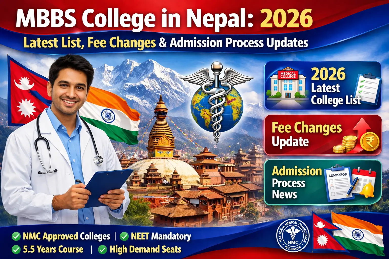 MBBS College in Nepal: 2026 Latest List, Fee Changes & Admission Process Updates