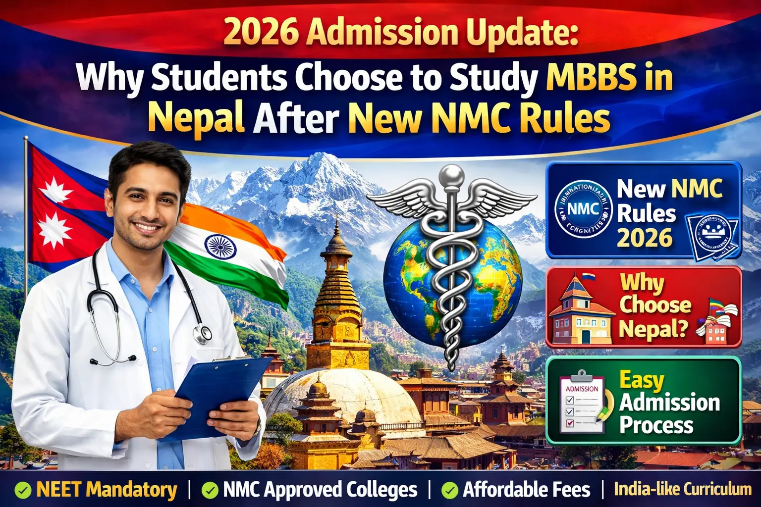 2026 Admission Update: Why Students Choose to Study MBBS in Nepal After New NMC Rules