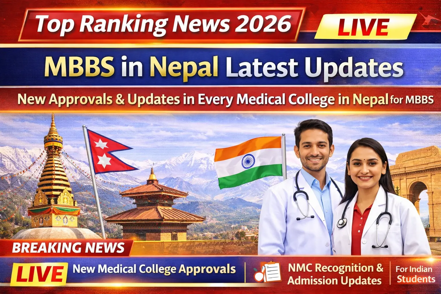 Top Ranking News 2026: New Approvals and Updates in Every Medical College in Nepal for MBBS