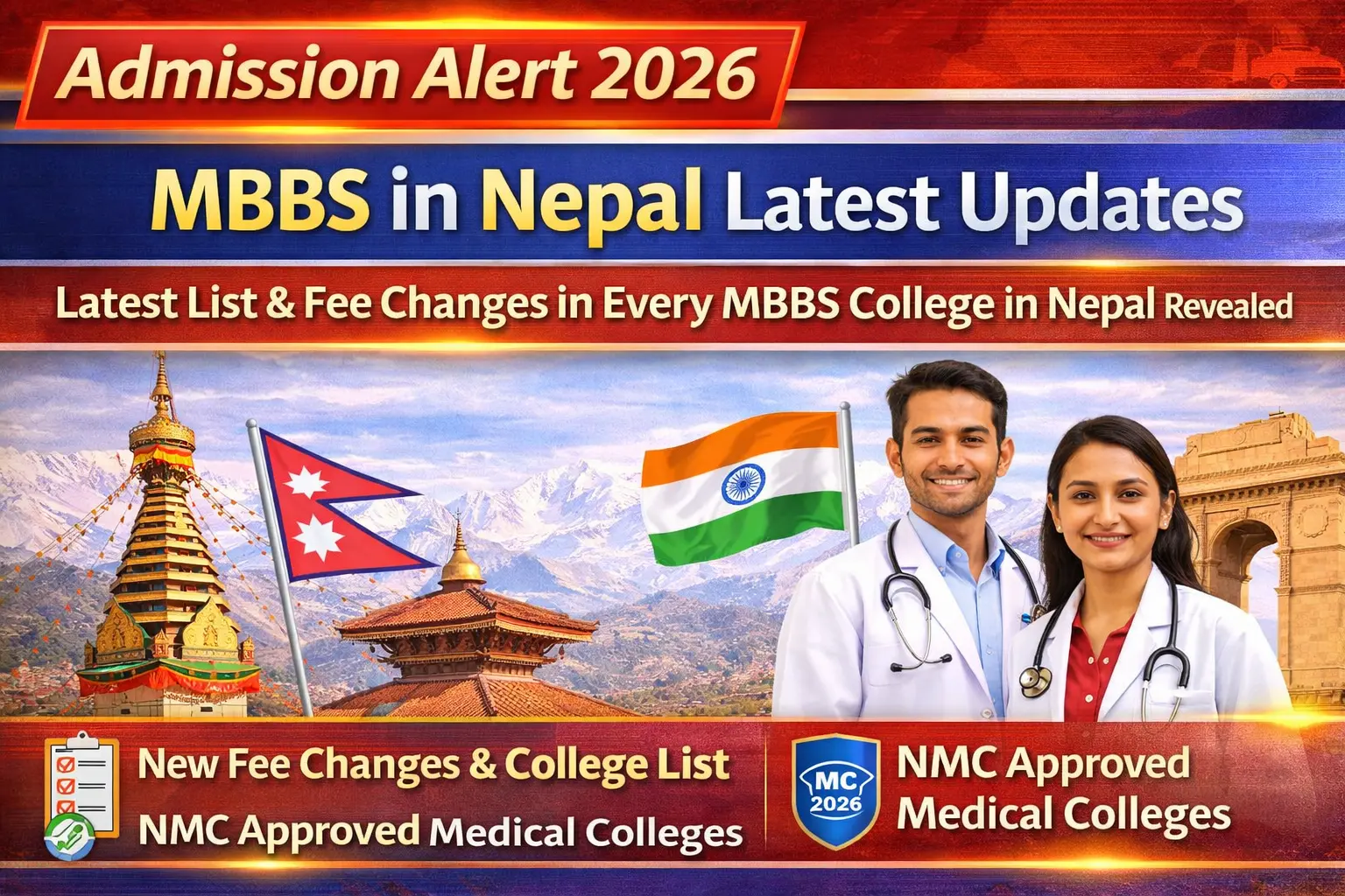 Admission Alert 2026: Latest List and Fee Changes in Every MBBS College in Nepal Revealed