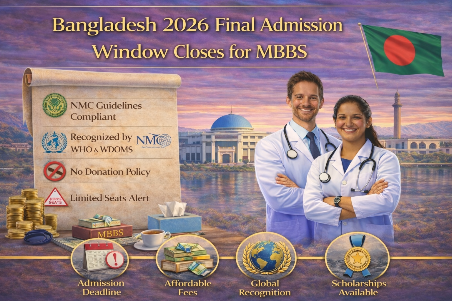 Bangladesh 2026 Final Admission Window Closes for MBBS