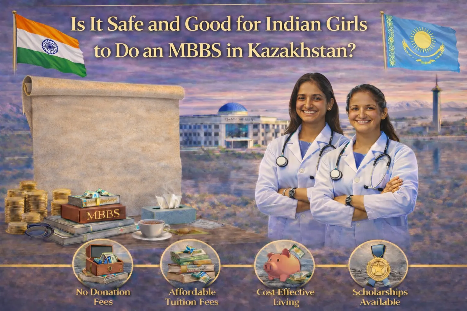 Is MBBS in Kazakhstan Good and Safe for Indian Girls?