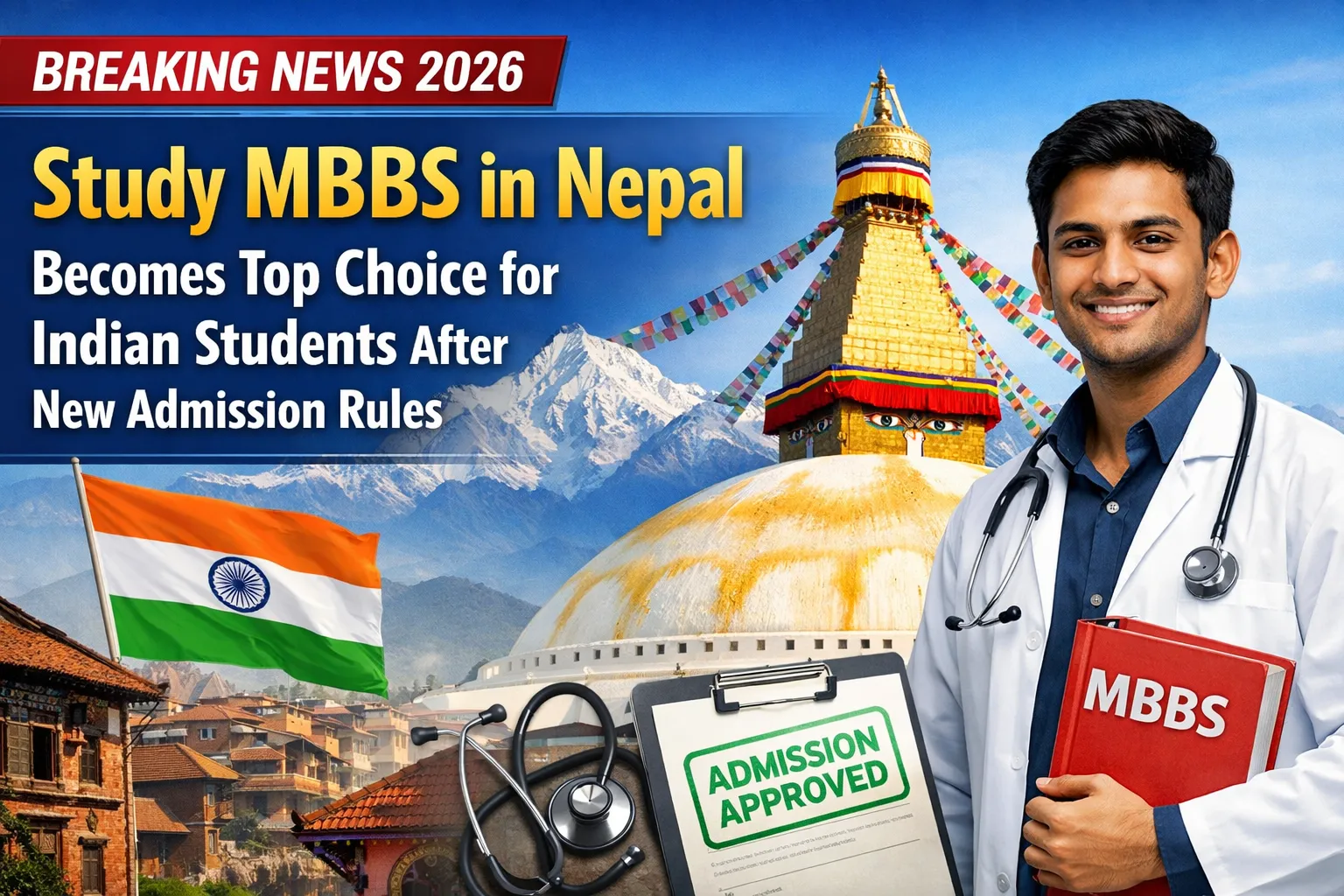 Breaking News 2026: Study MBBS in Nepal Becomes Top Choice for Indian Students After New Admission Rules