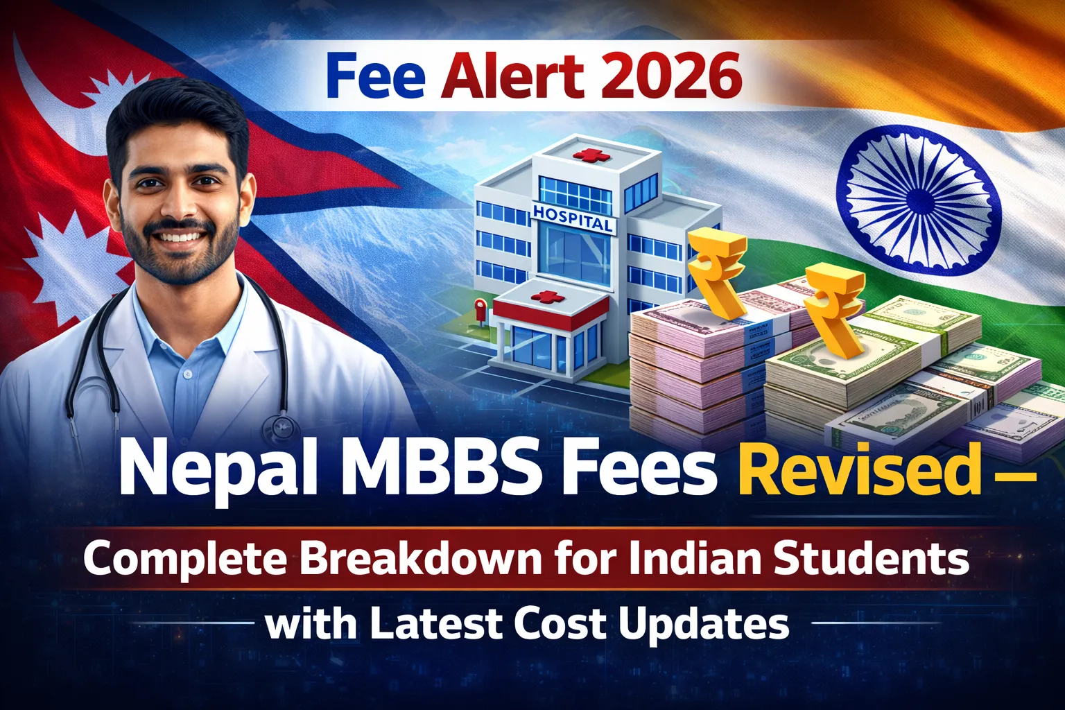 Fee Alert 2026: Nepal MBBS Fees Revised – Complete Breakdown for Indian Students with Latest Cost Updates