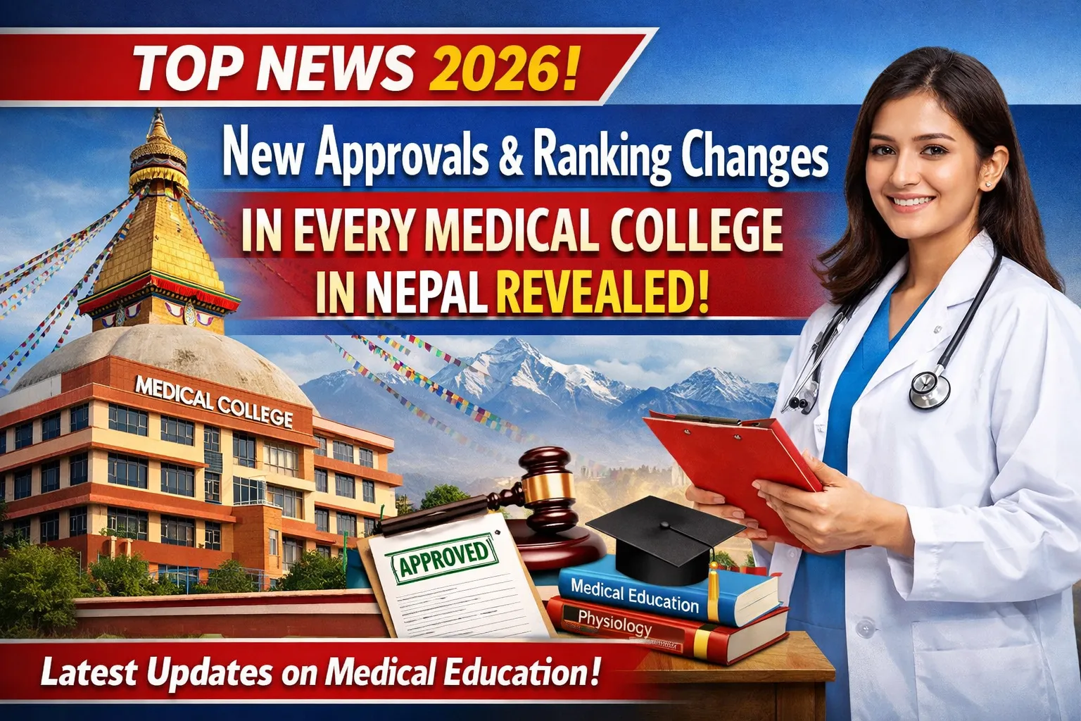 Admission News 2026: Updated List of MBBS Colleges in Nepal with Latest Fees & Seat Availability