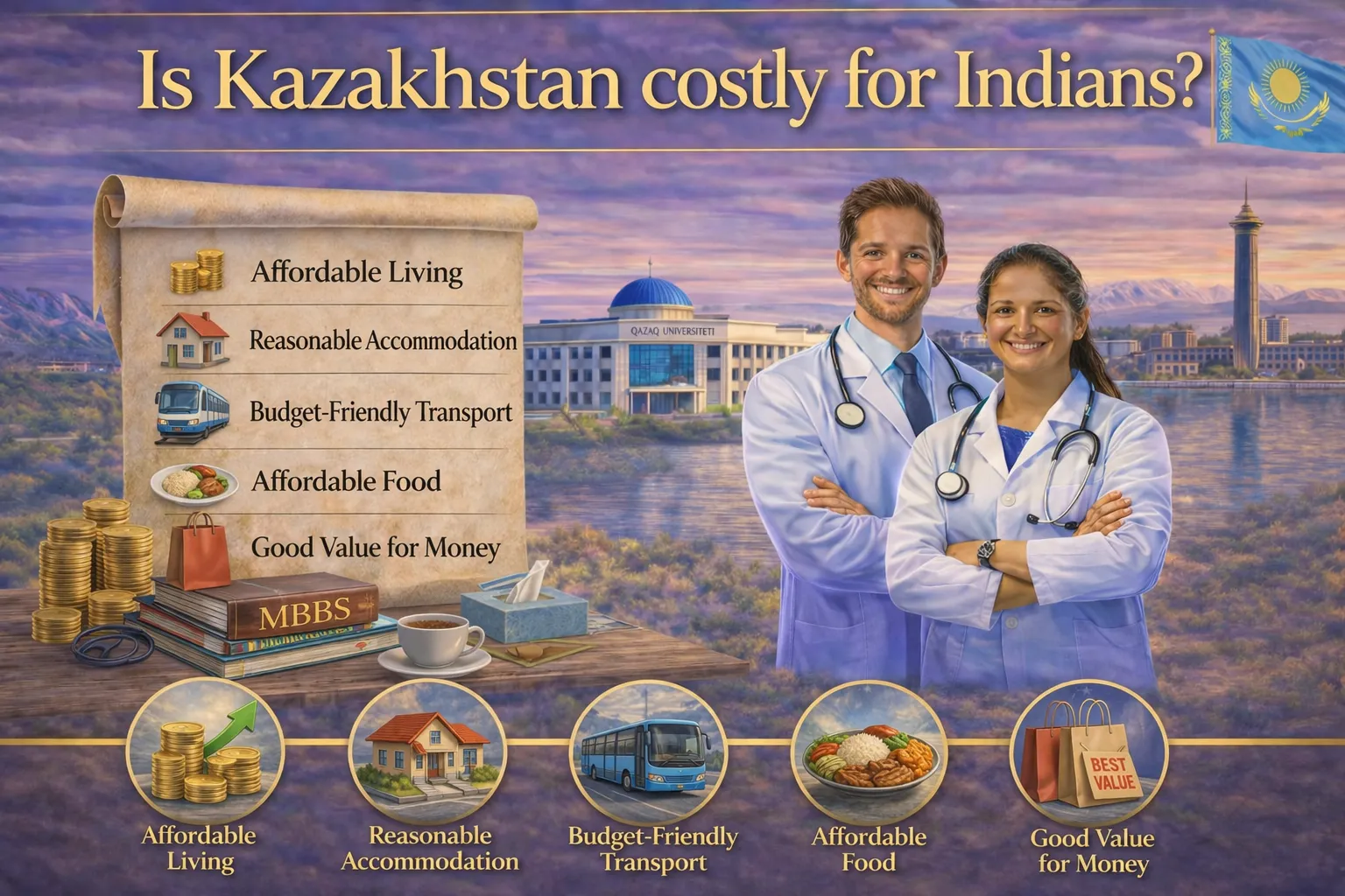 Is Kazakhstan Costly for Indians?