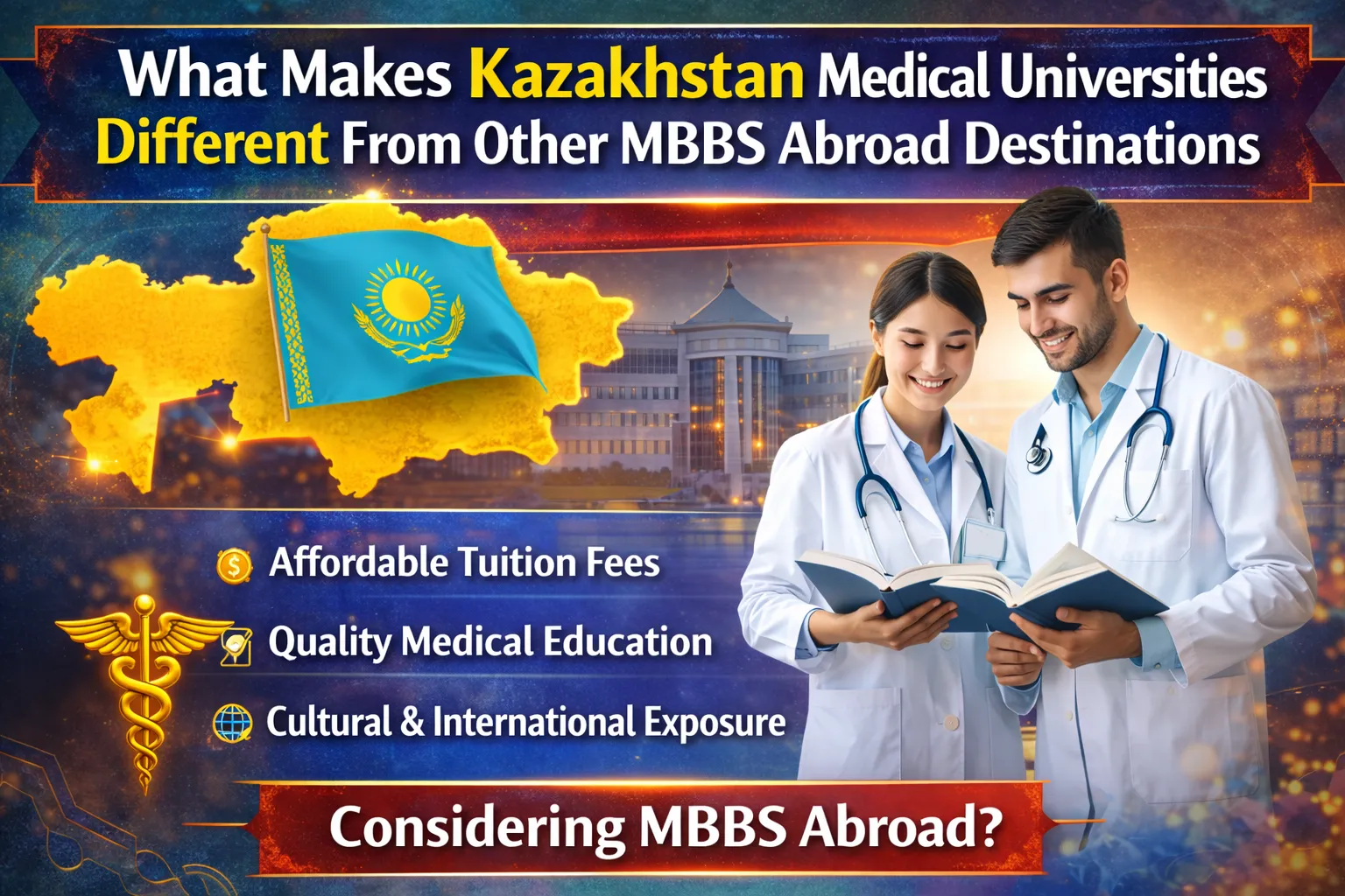 Why Choose Kazakhstan Medical Universities Over Other MBBS Abroad Destinations?