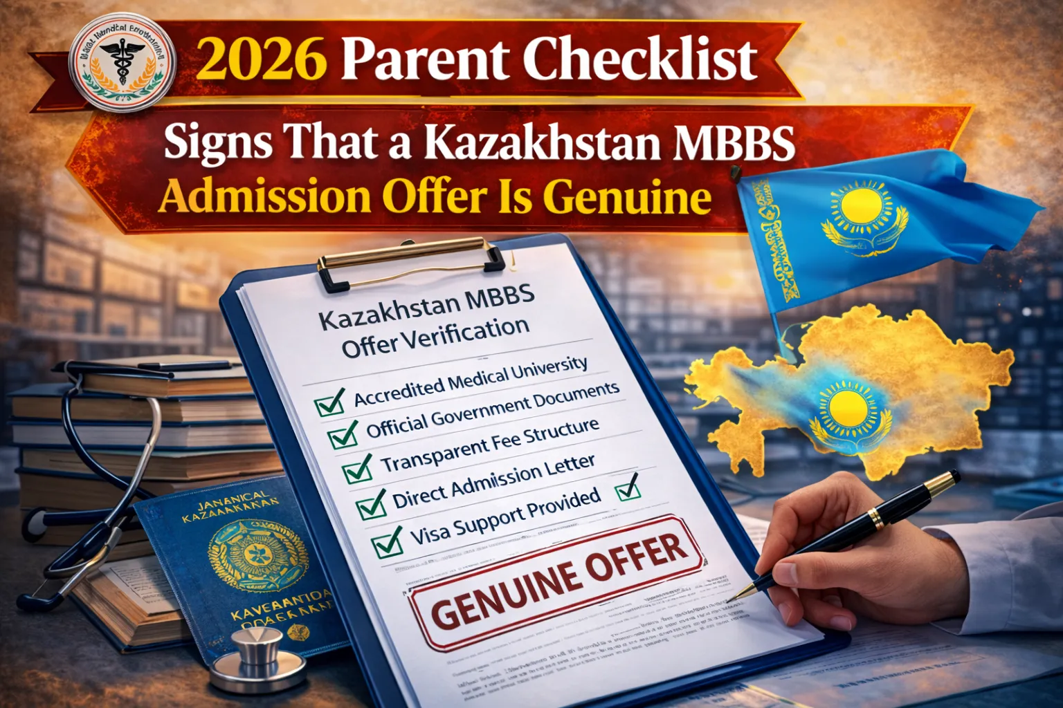 How To Know An Offer For Kazakhstan MBBS Admission Is Genuine 2026 Parent Checklist