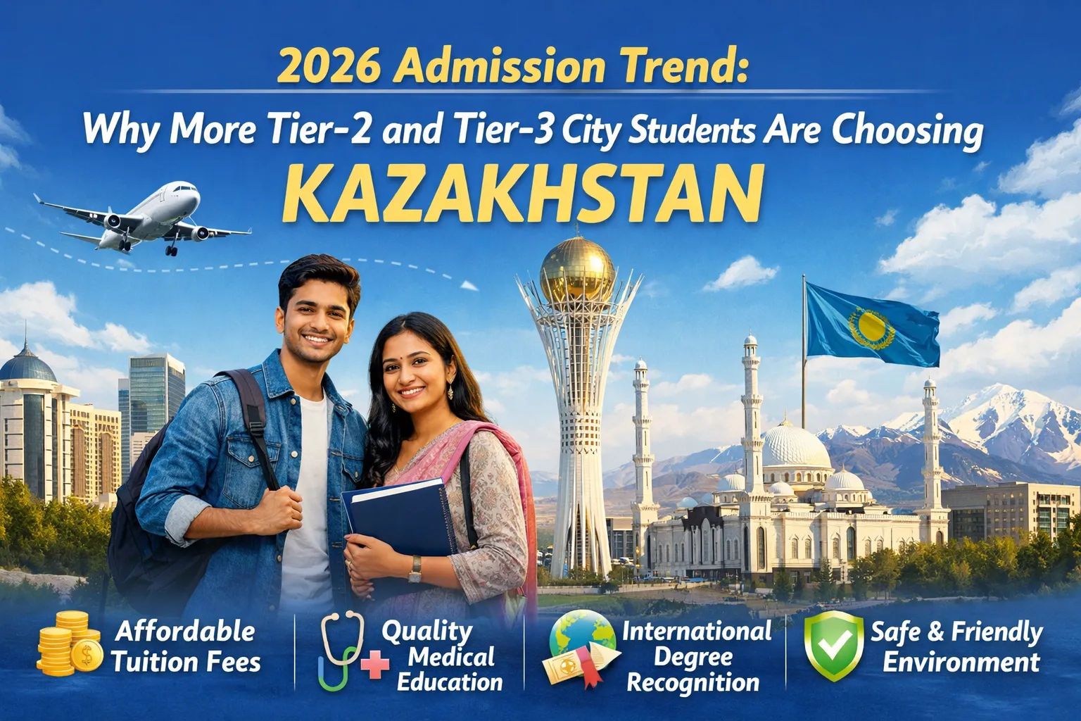 The 2026 Admission Trend: The Rise Of Tier-2 And Tier-3 City Students Headed To Kazakhstan